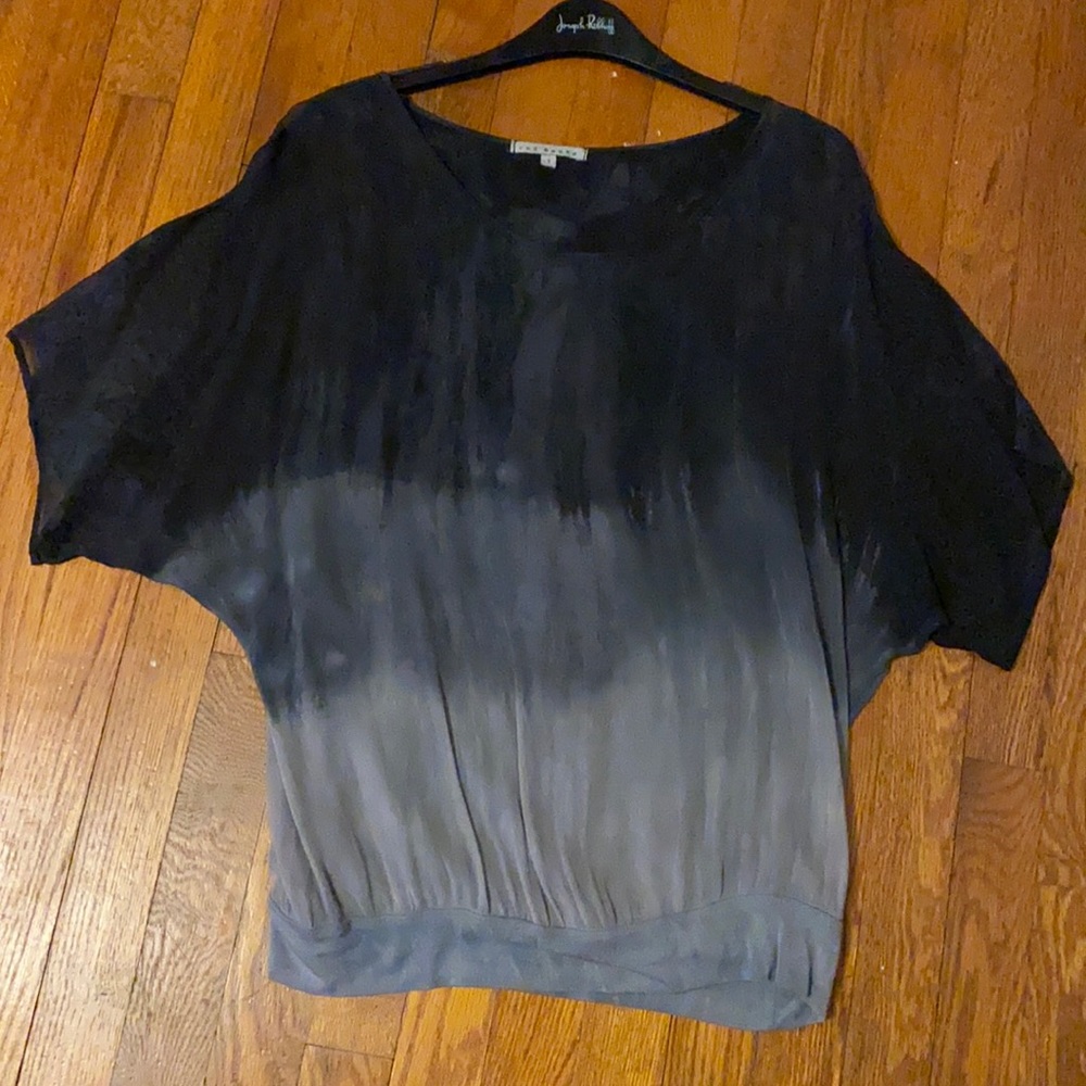 Silk ombré top